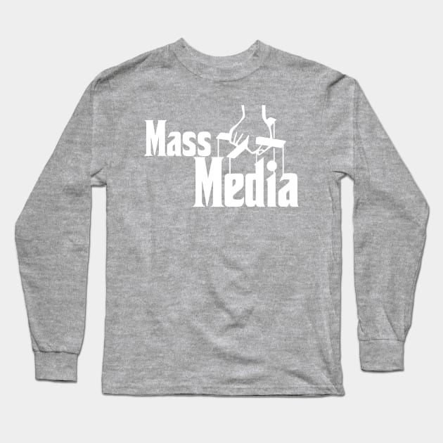 Mass Media Long Sleeve T-Shirt by TheManyFaced